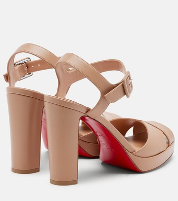 Christian Louboutin Cora 100 leather sandals
