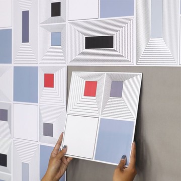 創意兒童房墻麵貼紙 幼兒園裝飾翻新商用自粘墻貼 防水耐擦洗墻紙 防撞防汙壁貼 無縫隙壁紙墻壁貼紙 3D立體加厚牆壁貼