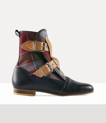 Vivienne Westwood Seditionaries Boot Leather Red 3-36 Unisex