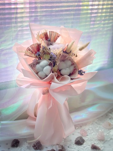 客製花束/有錢花束/鈔票花束/乾燥花束/花禮(含鈔票)