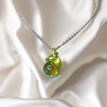 MODACore 摩達客 - 綠色水滴造型項鍊 (F SIZE)