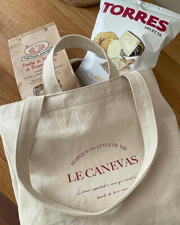 韓國 The Ally | CLAIR ECO BAG | 帆布袋 | 紅色 | 環保袋 手袋