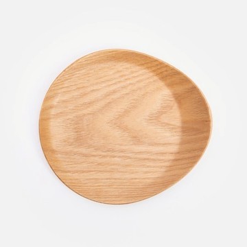 查莉原木杯墊11cm 圓弧柳木色