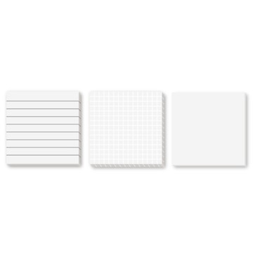 細閃星光 半透便利貼(方型)-橫罫/方格/空白