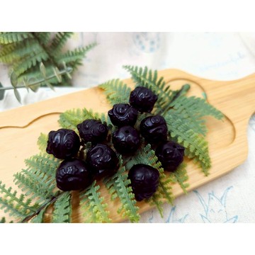 黑曜石福氣娃娃隔珠水晶文玩玉石木頭串珠配件jj79