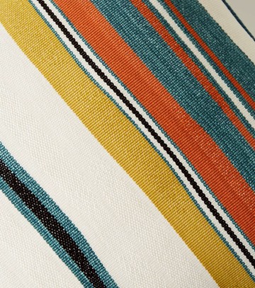 Etro Striped cotton jacquard cushion