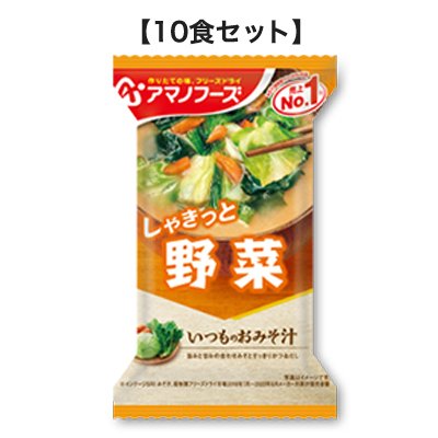 いつものおみそ汁 野菜 10g×10食 アマノフーズ