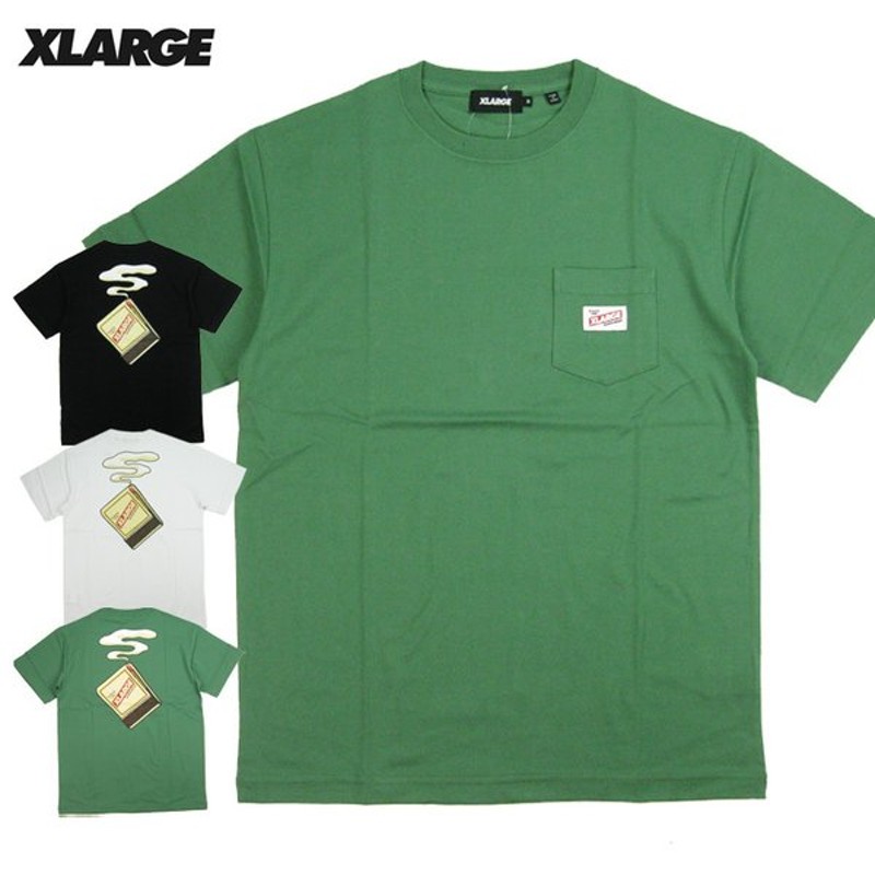 Xlarge エクストララージ Tシャツ S S Pocket Tee Matches メンズ ロゴ トップス 半袖 ｔシャツメール便対応可 Xl60 通販 Lineポイント最大0 5 Get Lineショッピング