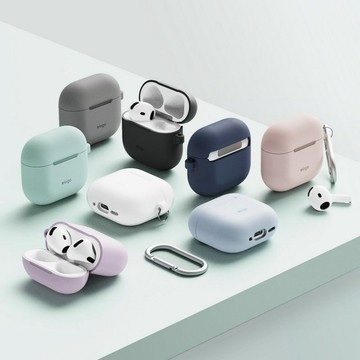 elago AirPods 4 抗震矽膠耳機殼 (附扣環)