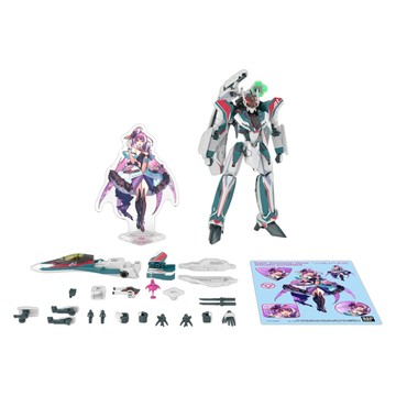 BANDAI 萬代 1/100 HG 010 VF-31S 超時空要塞 英雄式 阿拉德 梅塔斯座機 豪華組合  1套