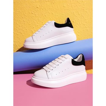 花花公子女鞋2024新款內增高小白鞋女百搭松糕厚底運動休閑板鞋夏