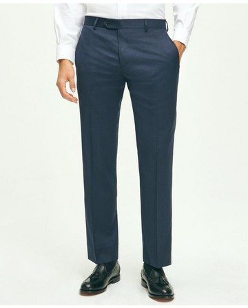 Brooks Brothers Men's Traditional Fit Wool 1818 Dress Pants | Blue | Size 38 32