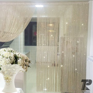 簾子臥室分割房間2021水晶簾簡約吊頂商店珠簾客廳一簾幽夢粉色