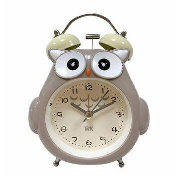 雙耳打鈴靜音鬧鐘  貓頭鷹