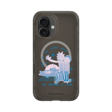 iPhone 16 AirX 本質黑 - 瑞克和莫蒂 Rick and Morty - 宇宙是你的