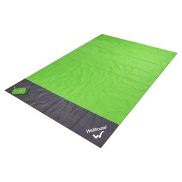 野餐墊 綠色 210T防水滌綸  1.4 × 2m