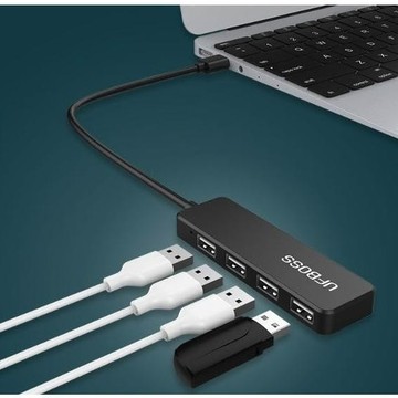 【台灣現貨】 USB孔 一轉四 黑白兩色 隨機出貨