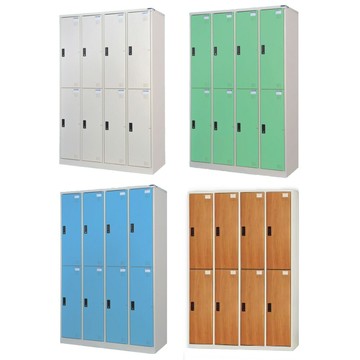 DAHFU 大富 KL多用途置物櫃-8門衣櫃 8片塑鋼門板 W1193xD510xH1802mm/ 個 DF-KL-5508F【APP滿額下單10%點數(單一帳號最高5000點)】1/31止