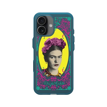 iPhone 17 Clear (相機按鈕) 夜幕藍 - Frida Kahlo - 卡蘿的凝視