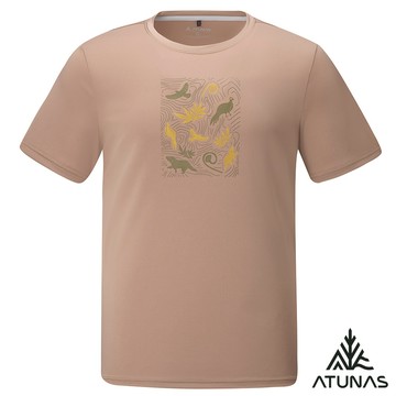 【ATUNAS 歐都納】男循環排汗透氣短袖T恤A8TS2616MC棕