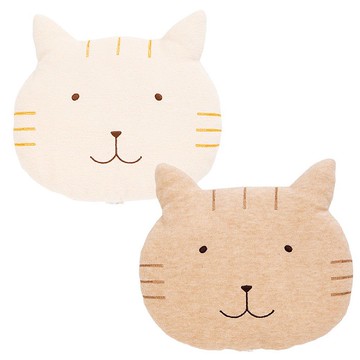 Y-1291 Nyanko 抱枕 100% 有機棉枕貓 日本製造