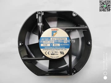 【卓越優選館】HABOR SA15050B2H 17CM 機櫃散熱風扇 220-240V 34W 高效散熱 靜音設計 適用伺服器 電控箱 工業設備