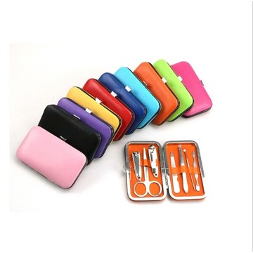 盒裝美甲修容組 剪刀 指甲刀 銼刀 眉夾 粉刺夾 耳勺 鼻毛剪 多件組 j435