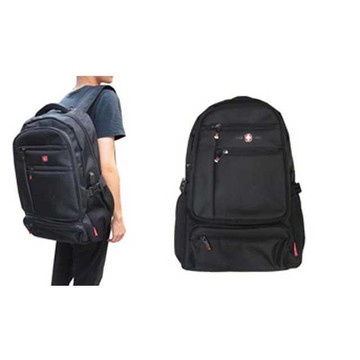 後背包主袋+外袋共七層中大容量服貼胸扣可放A4資夾14吋電腦水瓶外袋