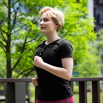 O5 PRO｜奇異Ｔ－女版/亨利領 (黑)