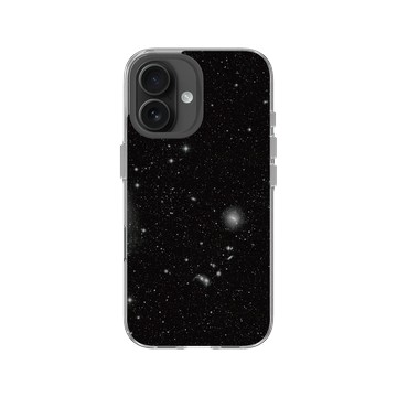 iPhone 16 Clear Case（相機按鈕） 透明 - NASA - 銀河星空