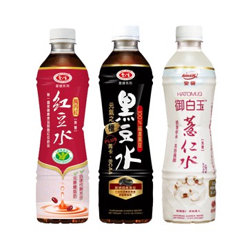 【蝦皮直營】愛健 薏仁水/紅豆水/黑豆水 (530ml x 4入/組) 紅豆水 黑豆水 飲料