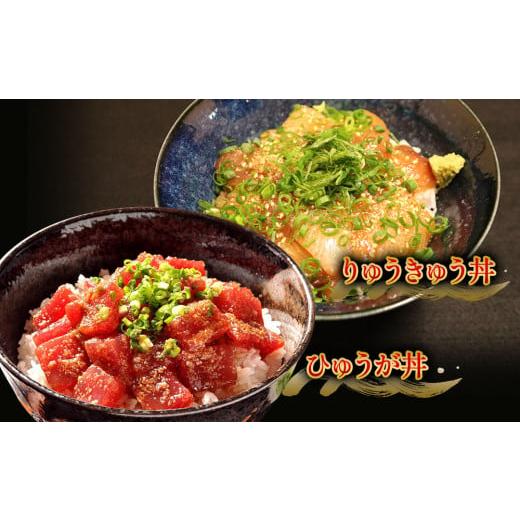 ふるさと納税 大分県 津久見市 ぶり・ひゅうが丼セットぶりのりゅきゅう100g×4P・マグロ(ひゅうが丼)120g×4P 鮪丼 まぐろ 大分県産 九州産 津久見市 熨斗対…