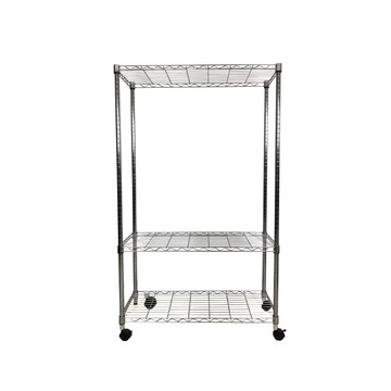 我塑我形 90 x 35 x 170 cm MIT耐重移動式萬用鐵力士鍍鉻三層收納架 置物架 鐵力士架 三層架