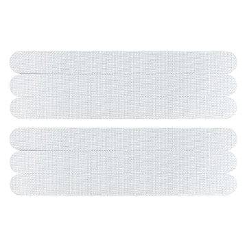 MOCODO 伴佳家 浴室止滑貼條 六入 CL 8511736  1包  20cm x 2cm  白色