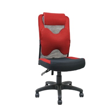台灣製造 SGS認證 格蘭透氣電腦椅-紅（50*49*104cm）_廠商直送