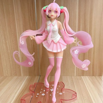 臺灣/✨擺件 手辦超萌初音未來miku櫻花初音兔耳初音擺件蛋糕裝飾優質手辦