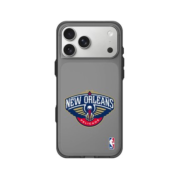 iPhone 17 Pro Max Clear (相機按鈕) 酷墨灰 - NBA - Logo-新奧爾良鵜鶘 New Orleans Pelicans