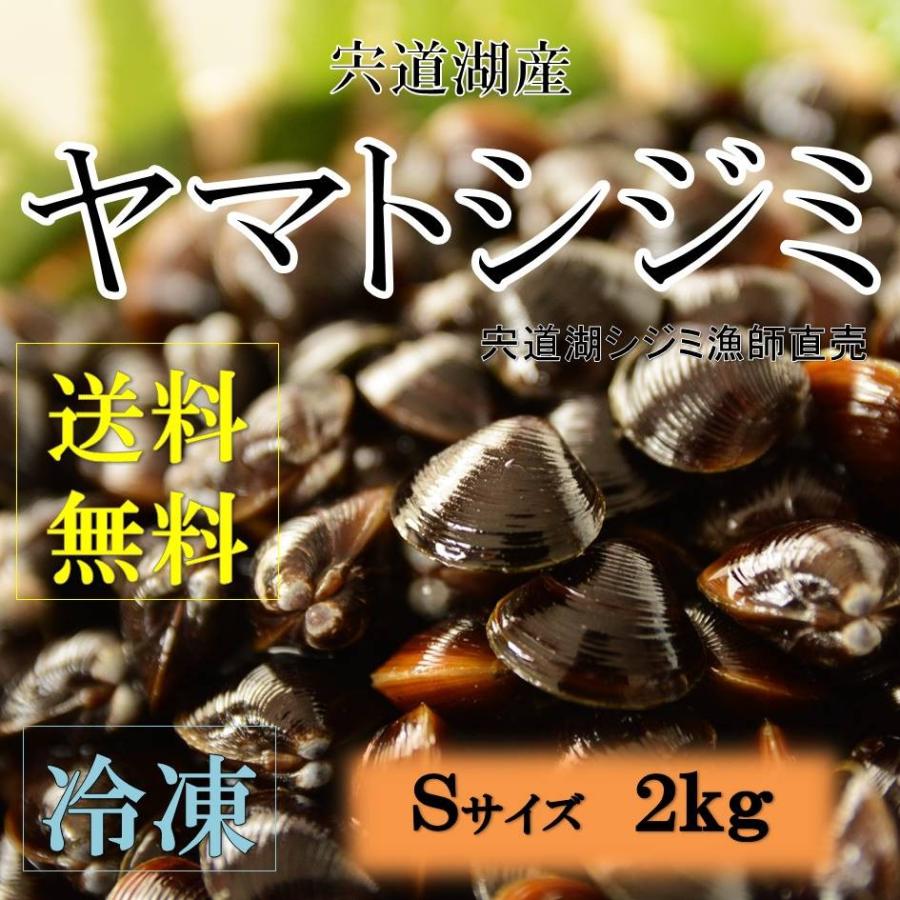 シジミ 宍道湖産 Ｓサイズ ２ｋｇ 送料無料 冷凍 砂抜き済み