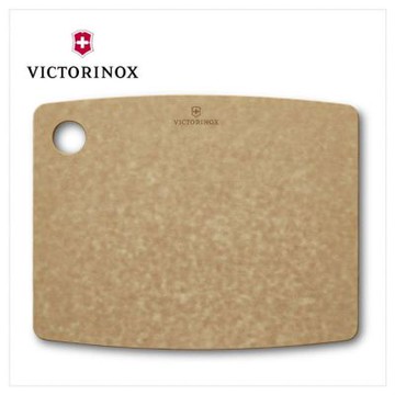 VICTORINOX 瑞士維氏 Kitchen系列中砧板 292*228*6mm 咖/黑 7.4121/7.4121.3