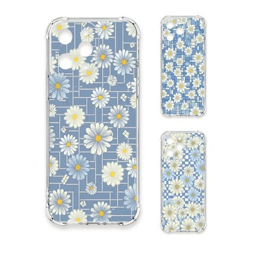 iPhone 17 Pro Max 殼 TRON iPhone 17 Pro Max 方格小雛菊系列 四角防摔 軟殼 手機殼