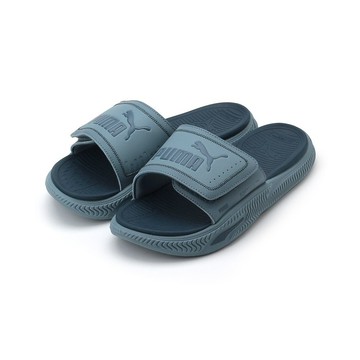 PUMA SOFTRIDEPRO SLIDE 24 V 魔鬼氈拖鞋 藍 395431-13 男鞋