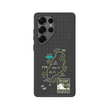 Galaxy S25 Ultra SolidSuit 黑 - Nature Explorers 自然探索指南 - 探索指南（夜晚的阿爾卑斯山）