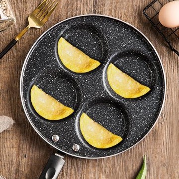 蛋餃鍋包蛋餃家用早餐煎蛋鍋荷包蛋平底鍋不粘鍋四孔模具