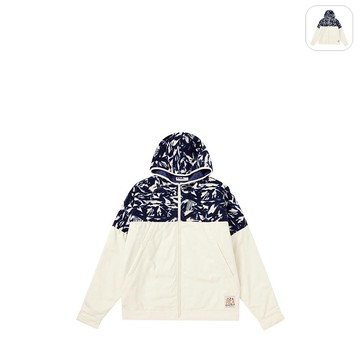 【FILA】中性 平織外套-白色 1JKX-5820-WT