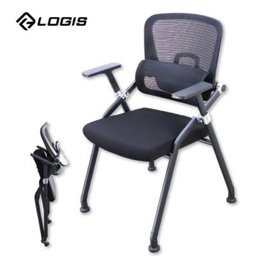 LOGIS邏爵家具－調節護腰會議培訓椅 補習班椅 課桌椅 折疊椅 折合椅【BK-651】【GY-651】