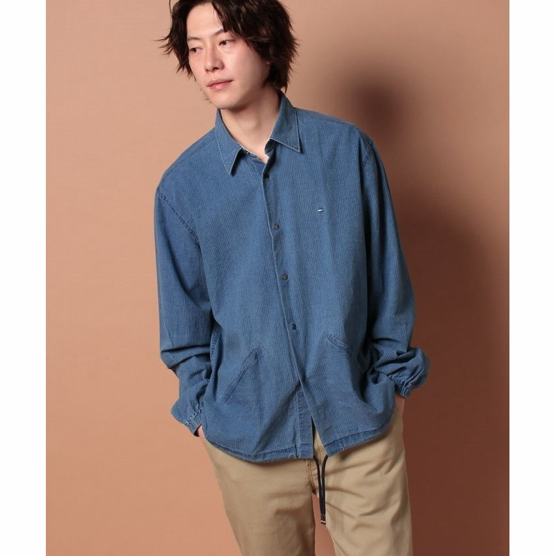 トミーヒルフィガー インディゴ シャツジャケット メンズ インディゴ Xl Tommy Hilfiger 通販 Lineポイント最大get Lineショッピング