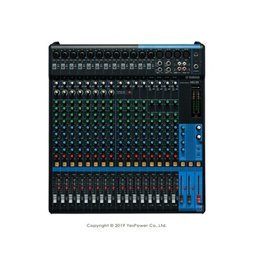 MG20 YAMAHA 類比混音器/20-頻道混音台/可16支麥/20線性輸入/12單音4立體聲/包括FX