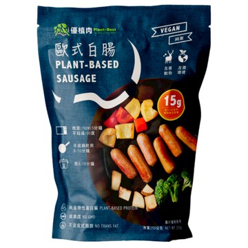優植肉歐式白腸(全素)