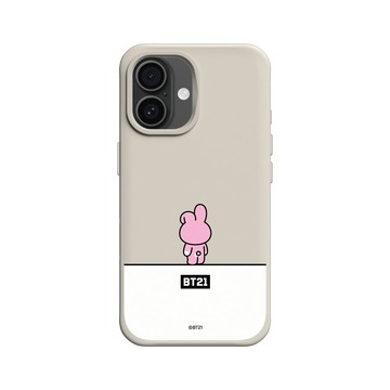 iPhone 16 SolidX 貝殼灰 - BT21 - 猜猜是誰？COOKY