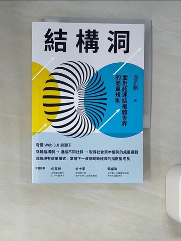 【書寶二手書T1／財經企管_UTE】結構洞：面對超連結複雜世界的簡單規則_盧希鵬